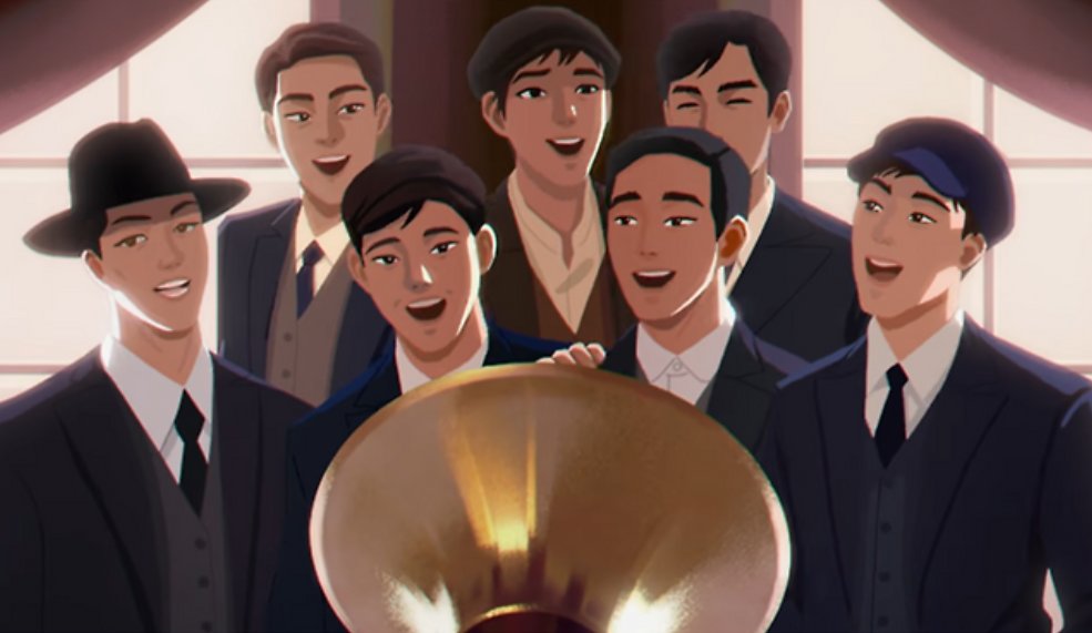 아리랑 시대의 2D 애니메이션 장면