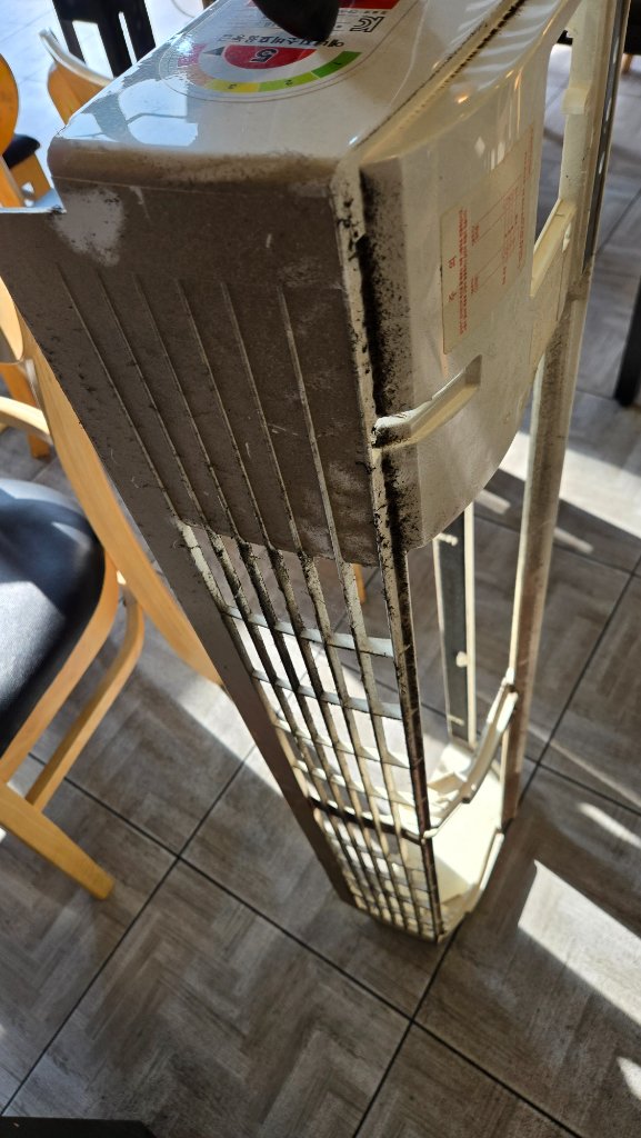 청소 후 깨끗해진 냉각핀