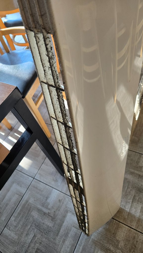 청소 완료 후 송풍팬의 깨끗한 상태