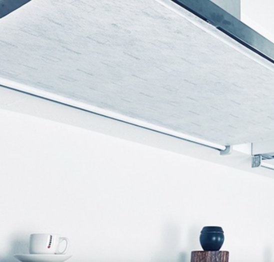 렌가드900 주방후드커버필터 설치 전 후드 상태