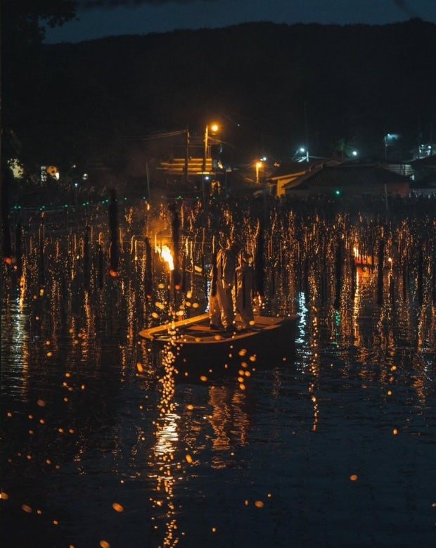 함안 낙화놀이 관람 위치별 뷰 포인트