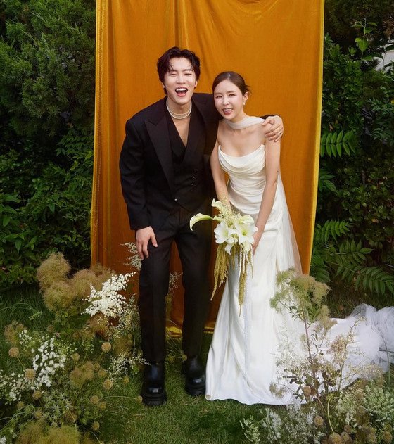 신지의 웨딩 스타일링, 커플룩 촬영