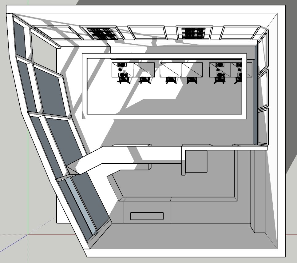완성 후 손님들이 방문 중인 샐러드 카페