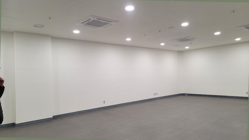 에코델타시티 커뮤니티실 벽체공사인테리어 프로젝트 전 모습