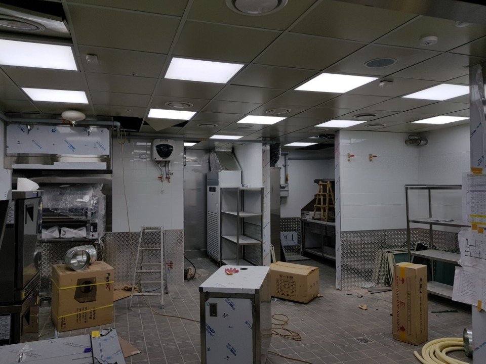 부산 괴정동 버거킹 매장 내부 전경