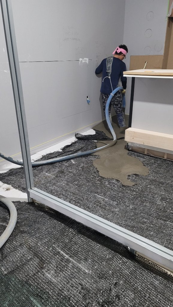 완성된 전체 사무실 공간