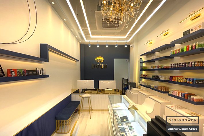 최종 완공된 전자담배 매장 외관