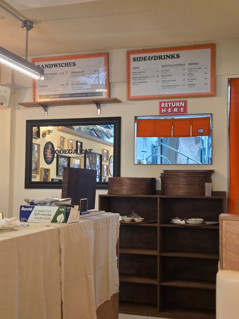 다양한 종류의 뉴욕 스타일 샌드위치 메뉴들